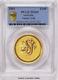 2001 Australia $100 Lunar Year Of The Snake Gold Coin Pcgs Ms69 1 Oz Gold