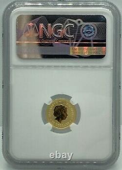 2001 Australia Gold $15 NGC MS70 Lunar Series I Snake 1/10 Oz Perfect Grade
