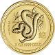 2001 Australia Gold Lunar Series I Year Of The Snake 2 Oz $200 Bu