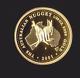 2001 Australian 1/20oz Proof Gold Kangaroo Nugget Coin In Capsule Genuine