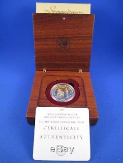 2002 $100 AUSTRALIAN NUGGET PROSPECTOR SERIES 1oz GOLD PROOF ISSUE COIN