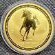 2002 1 Oz $100 Gold Lunar Year Of The Horse Australia Series I (bu) Series 1