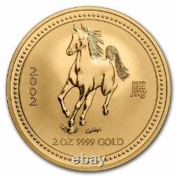 2002 2 oz Gold Lunar Year of the Horse MS-70 PCGS (Series I) SKU#75723