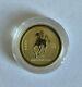 2002 Australia $15 Year Of Horse 1/10 Oz 9999 Gold Lunar Series I Perth Mint