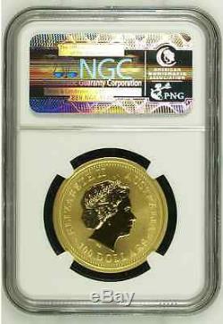 2003 AUSTRALIA Lunar YEAR of the Goat 1 oz. 9999 pure Gold G$100 Coin NGC MS70