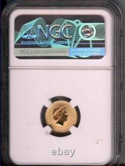 2003 Australia $15 Gold Kangaroo Nugget 1/10 Ounce Gem Bu Ngc Ms70 Pop 1