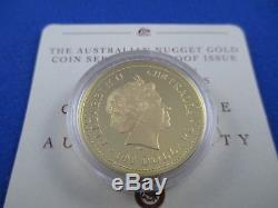 2004 $100 AUSTRALIAN NUGGET PROSPECTOR SERIES 1oz GOLD PROOF ISSUE COIN