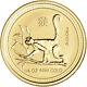 2004 Australia Gold Lunar Series I Year Of The Monkey 1/4 Oz $25 Bu