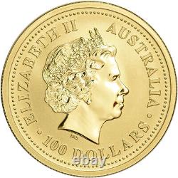 2004 Australia Gold Lunar Series I Year of the Monkey 1 oz $100 BU