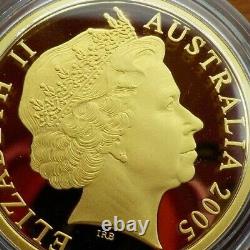 2005 $200 1/2oz Gold Proof Coin Rare Birds Malleefowl RAM No. 886