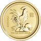 2005 Australia Gold Lunar Series I Year Of The Rooster 1/20 Oz $5 Bu