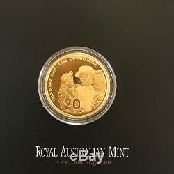 2005 Gold Australian Proof Set Six Coin Set Royal Australian Mint