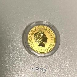 2006 1/20 oz Australian Gold Dog Coin (Series 1)