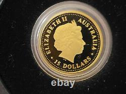 2006 Australia 1/10 oz. 9999 Gold Kookaburra Discover Australia Proof Coin