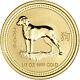 2006 Australia Gold Lunar Series I Year Of The Dog 1/2 Oz $50 Bu