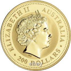 2006 Australia Gold Lunar Series I Year of the Dog 2 oz $200 BU