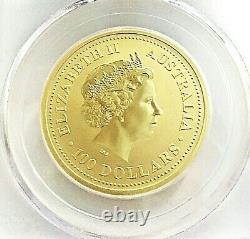 2006 Australia Lunar $100 Dog Gold Coin PCGS MS 70 -1 oz of Gold