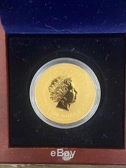2006 Australian Gold Lunar Series Coin. 9999 Fine Gold 1 oz- Year of Dog