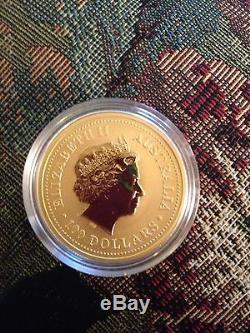2006 RARE Australian Chinese Lunar 1 oz Year Of The Dog Gold Coin 1ST EDITION
