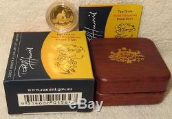## 2007 $10 Kangaroo Gold Proof Coin, Australian Artists Series Rolf Harris