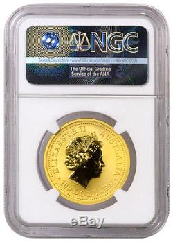 2007 Australia Gold $100 Year of the Pig NGC MS70 (Exclusive Label) SKU39653