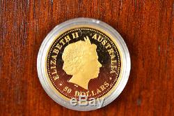 2007 Australian Perth Mint 99.99% Gold Proof Platypus Bullion Coin 1/2 oz $ 50