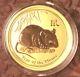 2008 1/2oz Australian Gold Coin Lunar Year Of The Mouse Limited Release