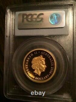 2008 Australia $100 Gold coin PCGS Proof DCam FDOI 1 Troy oz Gold