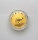 2008 Australian Kangaroo Coin 1/20 Oz Fine Gold $5 Australian In Case Pre-owned