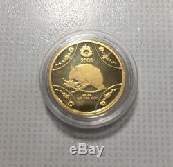 2008 Australian Year of The Rat 1/10oz Gold Coin