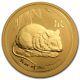 2008 P Australia 1 Oz 9999 Gold $100 Lunar Year Of The Mouse Superb Scarce