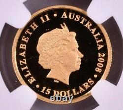 2008-P Australia Koala $15 1/10 oz Gold NGC PF69 Ultra Cameo
