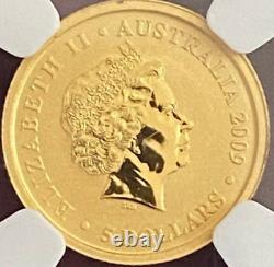 2009P Australia Gold $5 Kangaroo MS 70. Top Pop. Only 41 in the entire world