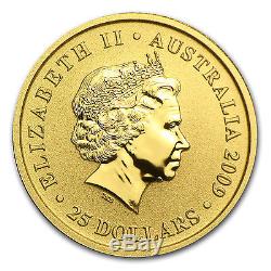 2009 1/4 oz Gold Australian Kangaroo Coin Brilliant Uncirculated SKU #43909