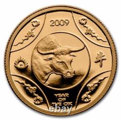 2009 Australia 1/10 oz Proof Gold Year of the Ox SKU#267896