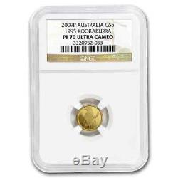 2009 Australia 1/20 oz Gold Kookaburra 10 Coin Set PF-70 NGC SKU#205196