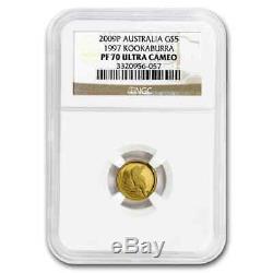 2009 Australia 1/20 oz Gold Kookaburra 10 Coin Set PF-70 NGC SKU#205196