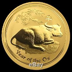 2009 Australia 1 oz Gold Lunar Ox BU (Series II) SKU #43919