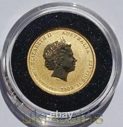 2009 Australia Year of the Ox Lunar II Series 1/10 Oz Gold Coin Perth Mint $15