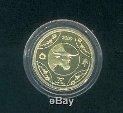 2009 Australian 1/10 oz Gold Proof Coin Year of the Ox