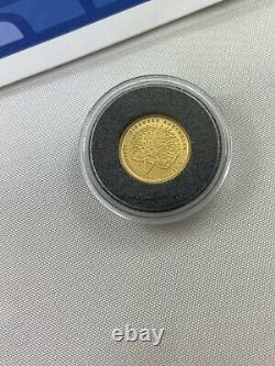 2009 Echidna Macquarie Mint Miniature Gold Coin 1/25oz 99.99% Gold