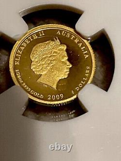 2009-P AUSTRALIA 2006 KOOKABURRA $5 Gold 1/20 oz NGC PROOF PF70 UC