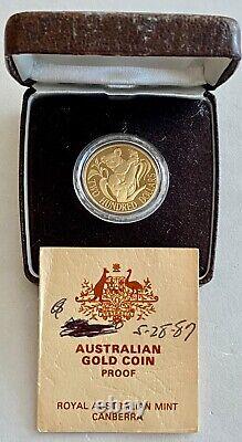 $200 Gold Proof 1986 Coin Australian Mint 22 (. 916) Carat Gold