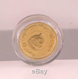 2010 $10 Gold Proof Coin Year of the Tiger Lunar Series Royal Australian Mint