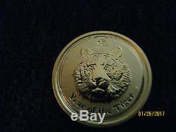 2010 1/10 oz Gold Australian Perth Mint Lunar Year of the Tiger Coin