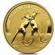 2010 1 Oz Australian Gold Kangaroo Perth Mint Coin. 9999 Fine Bu In Cap