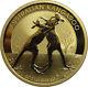2010 1oz Gold Australian Kangaroo. 9999 Gold Coin In Mint Capsule