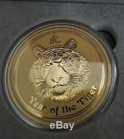 2010 Australia Gold Lunar Year of the Tiger 5 Coin Set Perth Mint-Series II