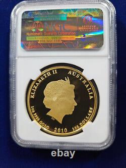 2010 Australia Perth Mint 1 oz Proof Gold Lunar Tiger NGC PF69 Ultra Cameo