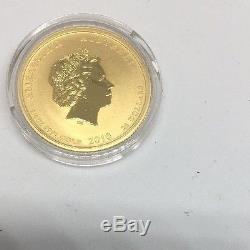 2010 Australian Lunar series Gold 1/4 oz Tiger Coin
